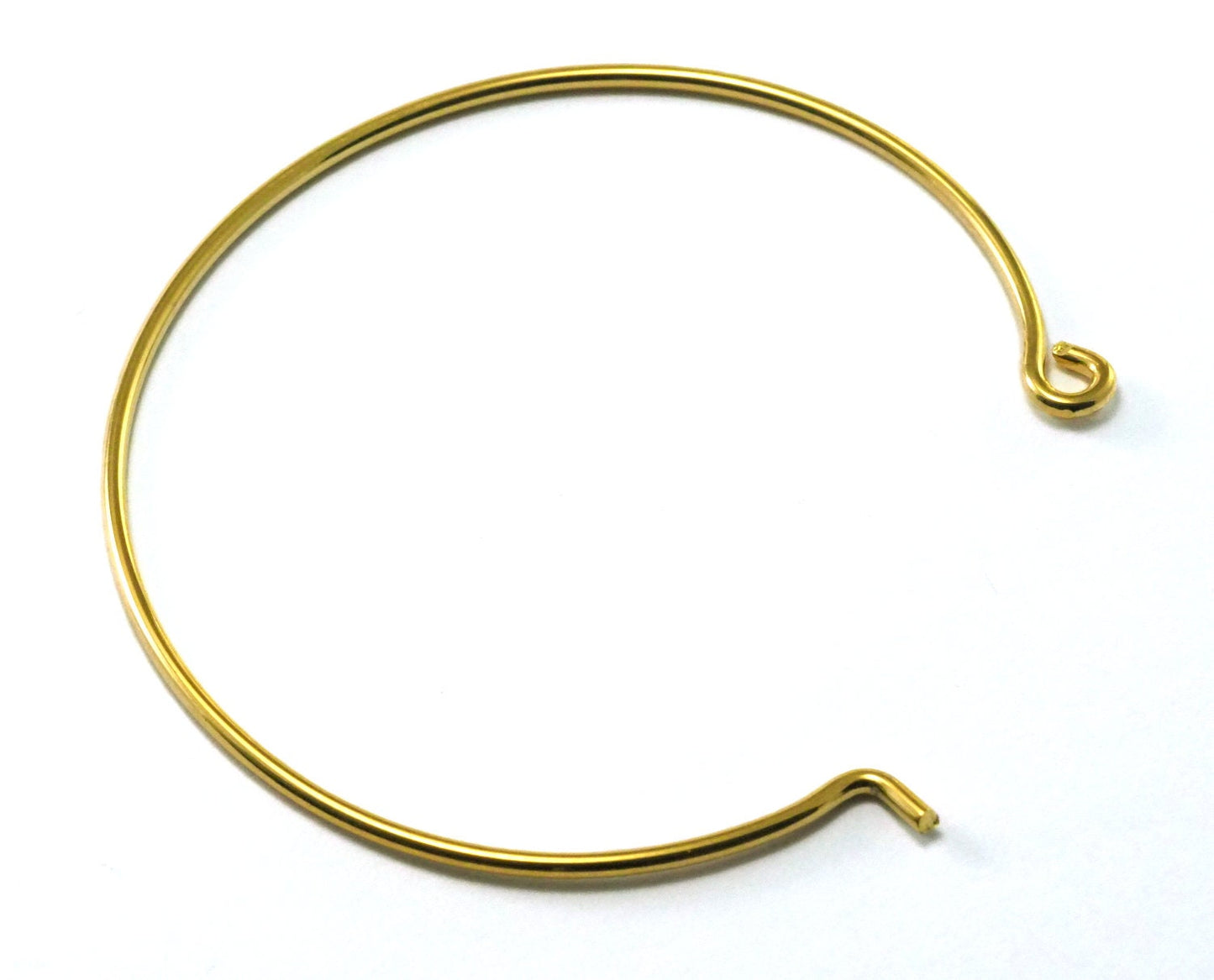 Wire Bracelet 55mm Gold plated brass N140