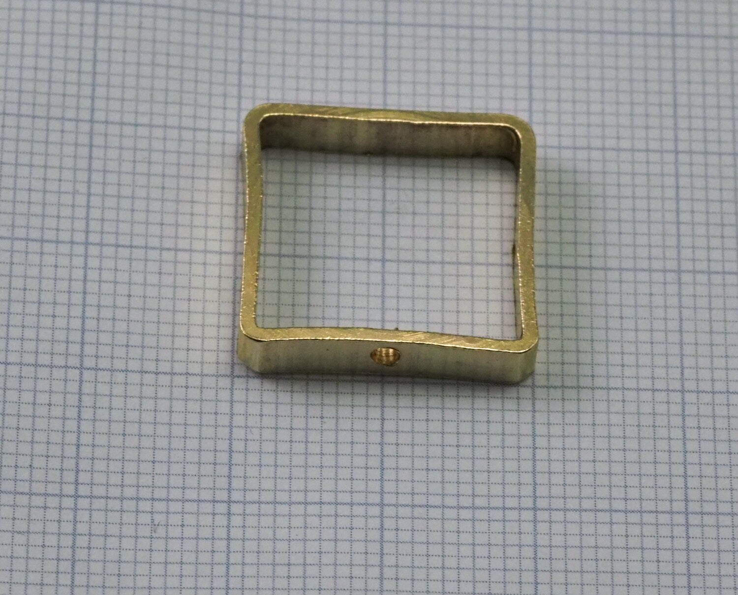 Raw Brass Square Frame 20x20x4mm Square Bead Frames Geometric Findings Jewelry Supplies 2120
