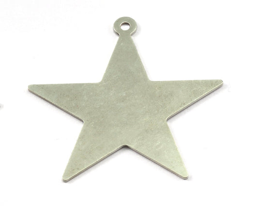 Antique silver plated brass star charms pendant 1 loop 29x30mm thickness: 0.5mm 2012-120