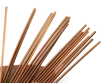 Himmeli Copper Tubes Beads 2.5x300mm Raw copper tubes Cek001-650