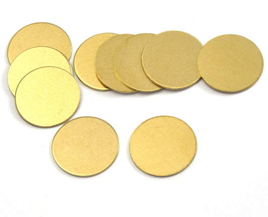 12mm raw brass circle,raw brass tag, raw brass findings 68RW-44