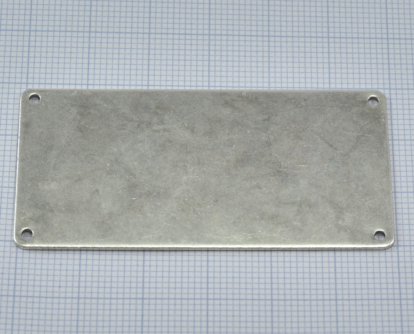 Blanks, Antique silver plated brass Sheet, 30x60mm ( stamping ) Thickness 20 gauge 0.8mm with 4 holes 1878