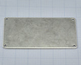 Blanks, Antique silver plated brass Sheet, 30x60mm ( stamping ) Thickness 20 gauge 0.8mm with 4 holes 1878