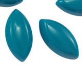 Turquoise synthetic marquise shape cabochon 10x20mm 104 - no hole