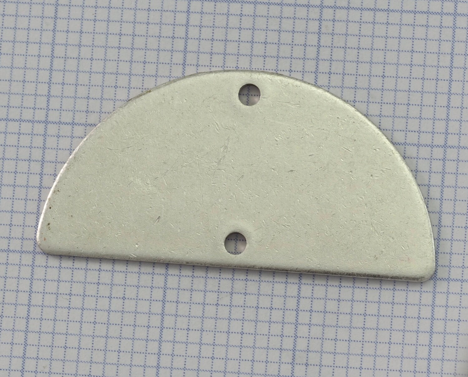 semi circle blanks half moon shape 2 hole 30x15x0.8mm Antique silver plated brass pendant (1.63mm 14 gauge hole) SCS 2000-235