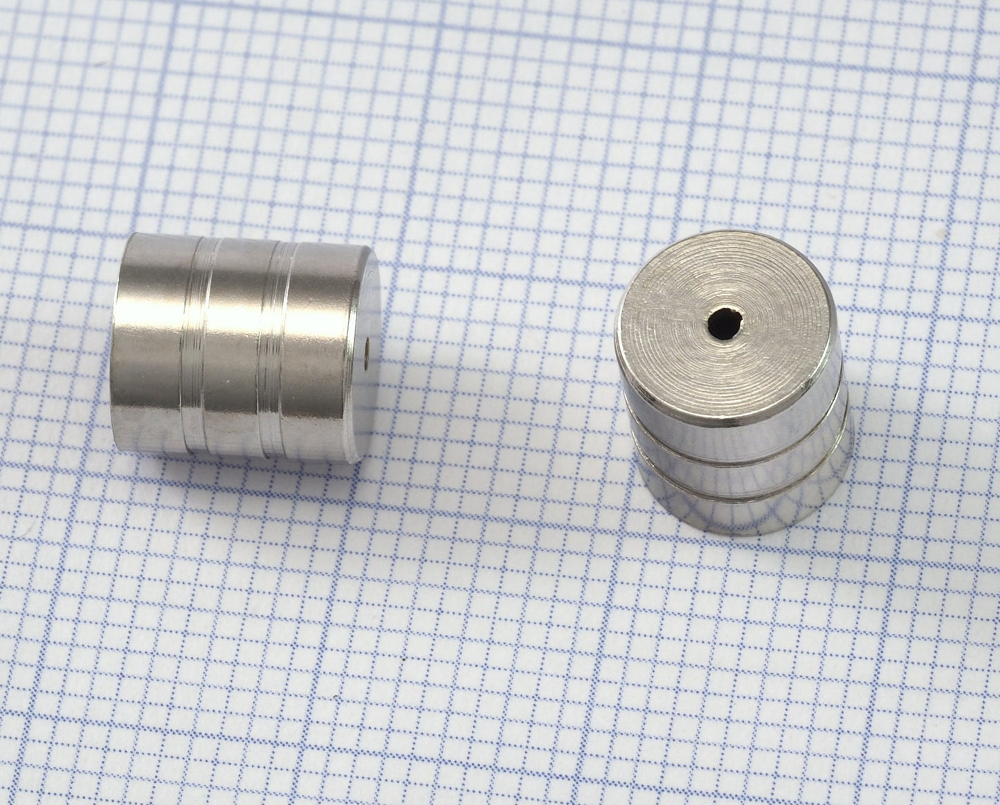 ends cap, brass 8x10mm 7mm inner silver tone brass cord tip ends, ribbon end, ENC7 694