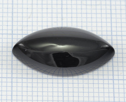 Natural Onyx marquise shape cabochon 10x20mm 104 - no hole