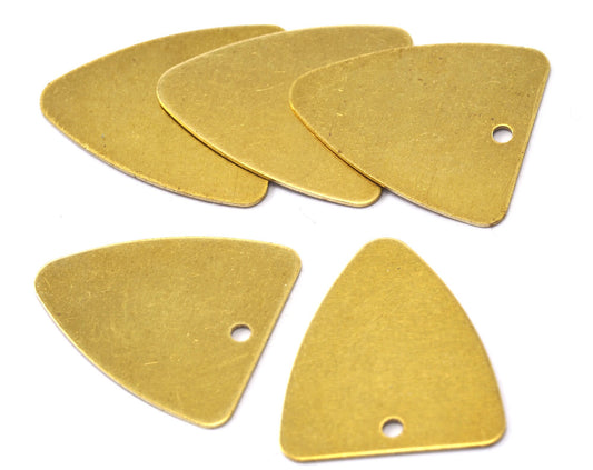 Raw brass triangle tag 16x18mm 1 hole raw brass connector charms ,raw brass findings 942R-64