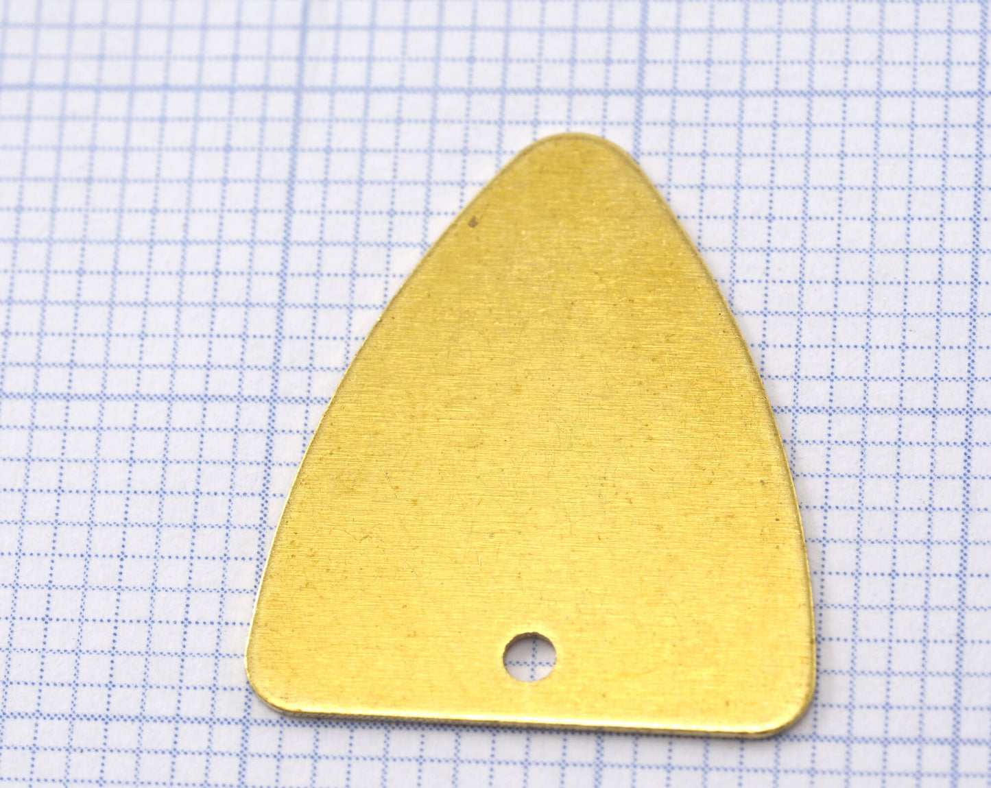 Raw brass triangle tag 16x18mm 1 hole raw brass connector charms ,raw brass findings 942R-64