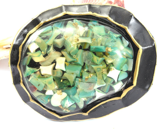 Belt Buckle, Vintage Resin Wall decor 100x78mm limited stock Made in Germany bjk036