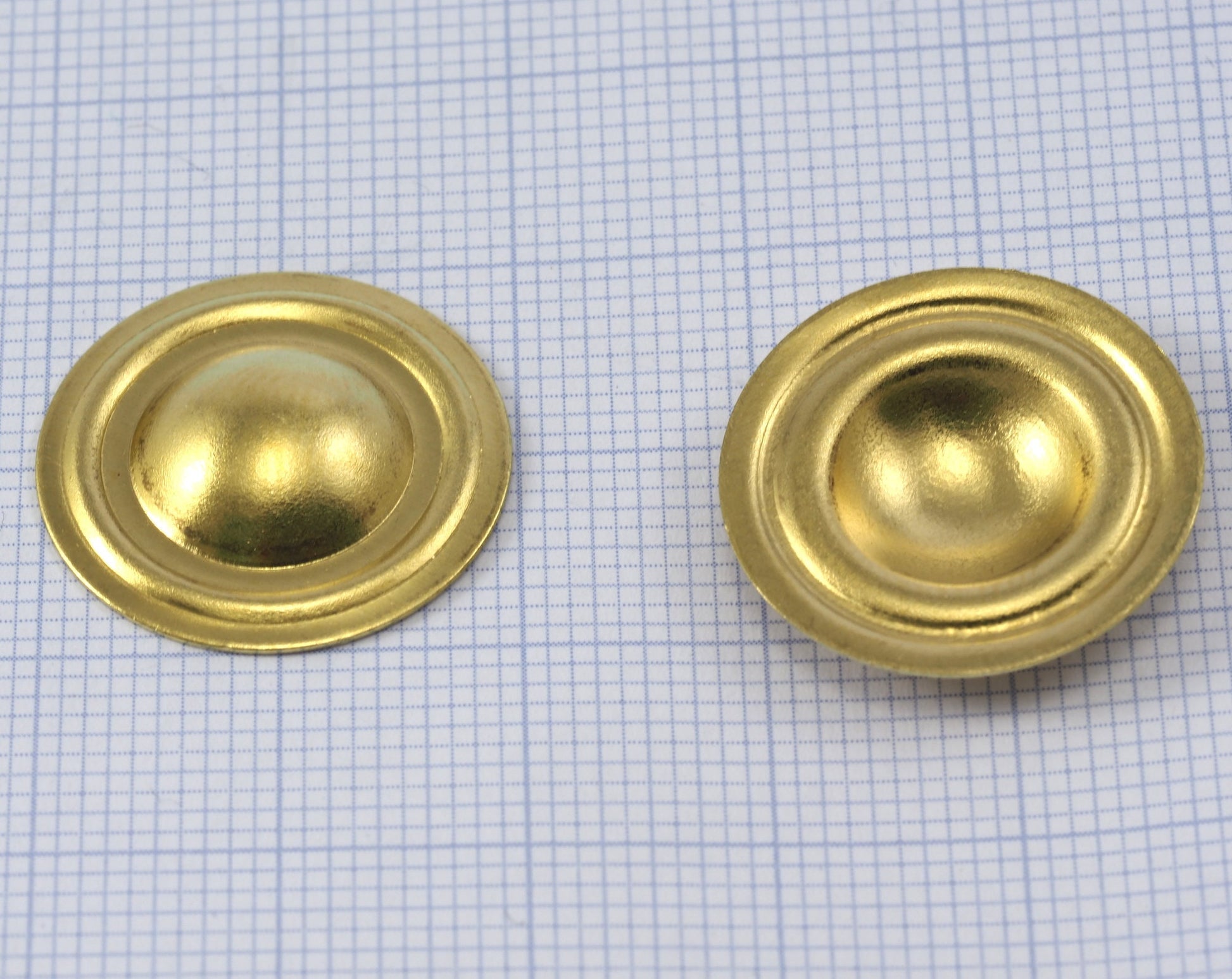 circle cambered 20mm raw brass raw brass charms without hole 588RW-32