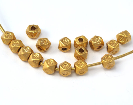 Gold plated alloy spacer findings spacer bead 3,3mm (hole 1,5mm) bab1.5 302