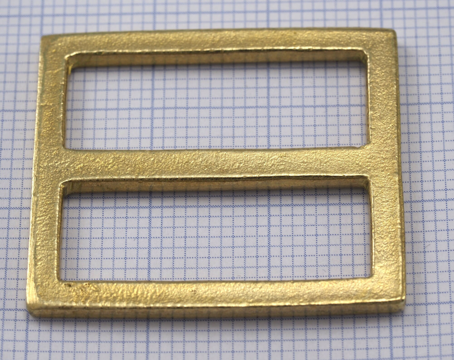 Rectangle slide buckles , Strap adjuster, Bag handbag strap fastener 31x28mm Raw brass 2308