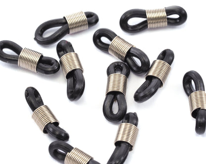 Rubber Glasses Chain Holders - Replacement Loops for Glasses Chains - Four Spare Glasses Chain Ends - Rubber Spectacle Holder Ends 2499
