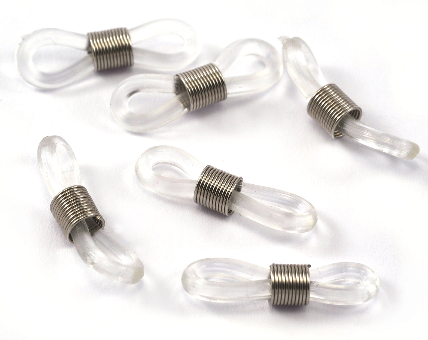 Rubber Glasses Chain Holders - Replacement Loops for Glasses Chains - Four Spare Glasses Chain Ends - Rubber Spectacle Holder Ends 2498