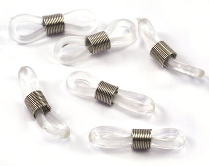 Rubber Glasses Chain Holders - Replacement Loops for Glasses Chains - Four Spare Glasses Chain Ends - Rubber Spectacle Holder Ends 2498