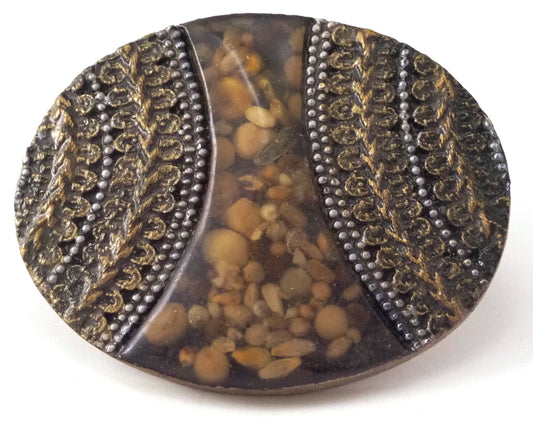 Belt Buckle, Vintage Resin Wall decor 96x76mm limited stock Made in Germany BJK063