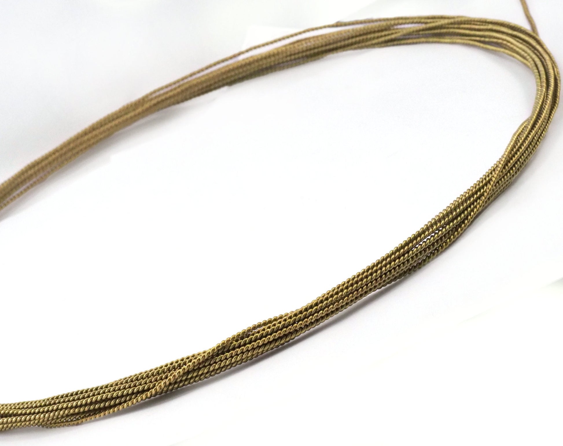 Wire Art Swirl Raw Brass Wire 2mm 0.081 inc 12 Gauge raf4-05