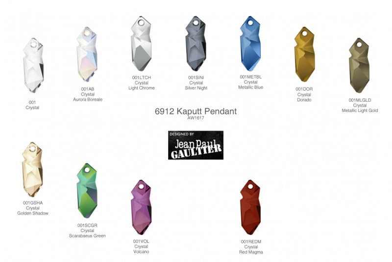 Kaputt pendant 6912 Swarovski® 40mm crystal volcano