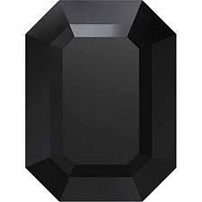 Rectangle octagon fancy stone 4610 Swarovski® silver night (sini) 10X14MM color second pic