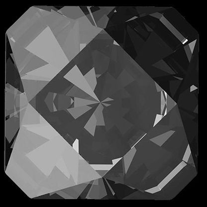 Rectangle octagon fancy stone 4610 Swarovski® silver night (sini) 10X14MM color second pic