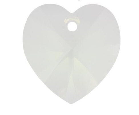 Xilion Heart Pendant 6228 Swarovski® White Opal (234) 14.4x14mm