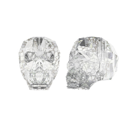 Skull bead 5750 Swarovski® crystal silver patina (slpa) 19mm 762