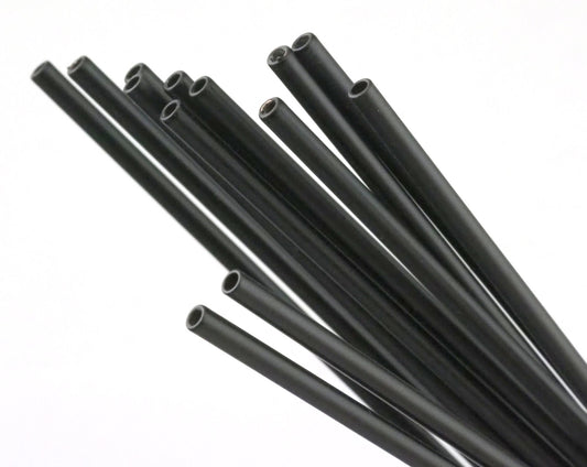 Himmeli Black Painted Copper Tubes Beads 2.5x90mm copper tubes Cek003-200