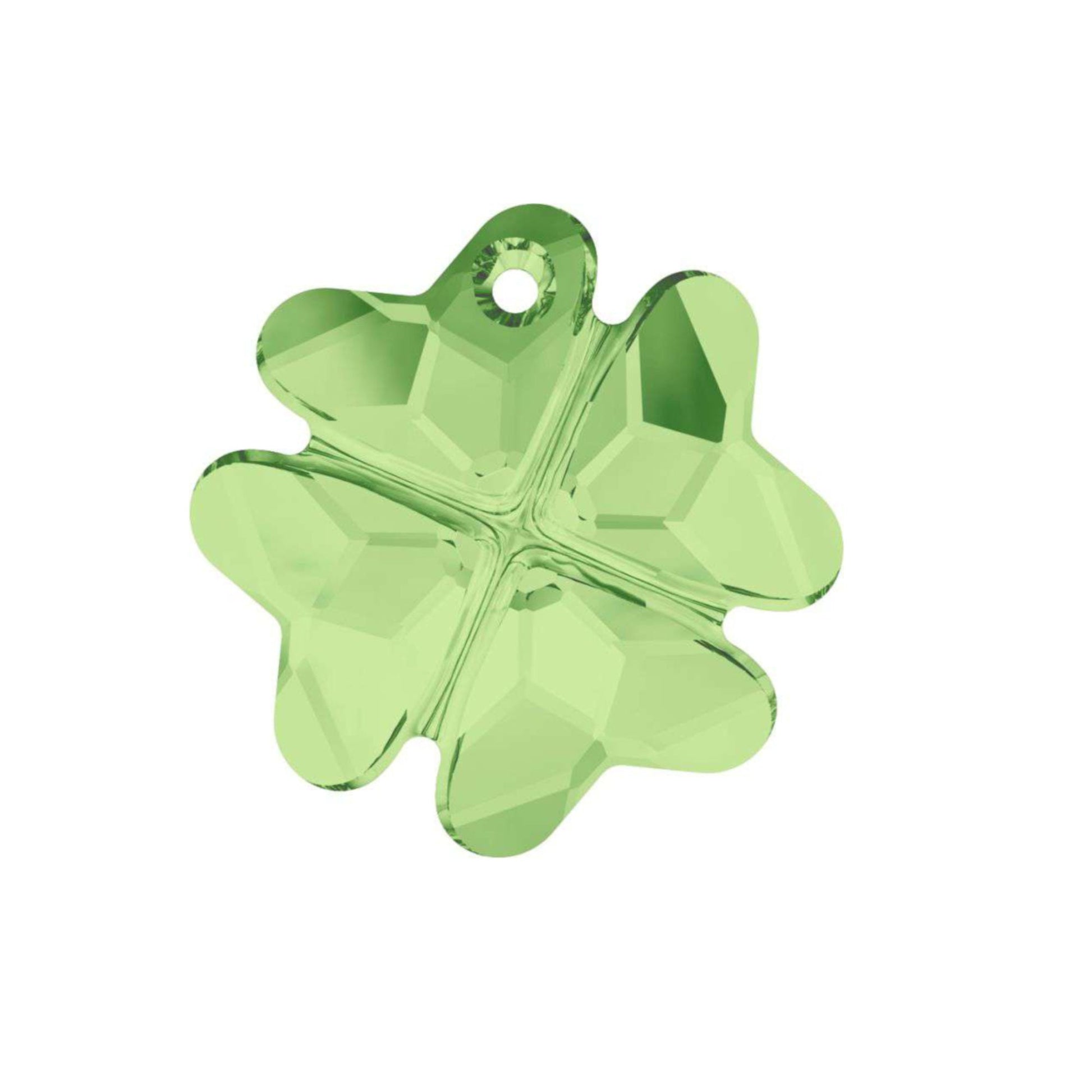 Clover pendant 6764 Swarovski® Peridot (214) 28mm