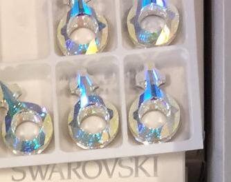 Male Symbol 4878 Swarovski Aurore Boreare (AB) 18x11.5mm foiled Limited Stock