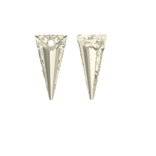Spike pendant pendulum 6480 Swarovski® silver shade 28mm