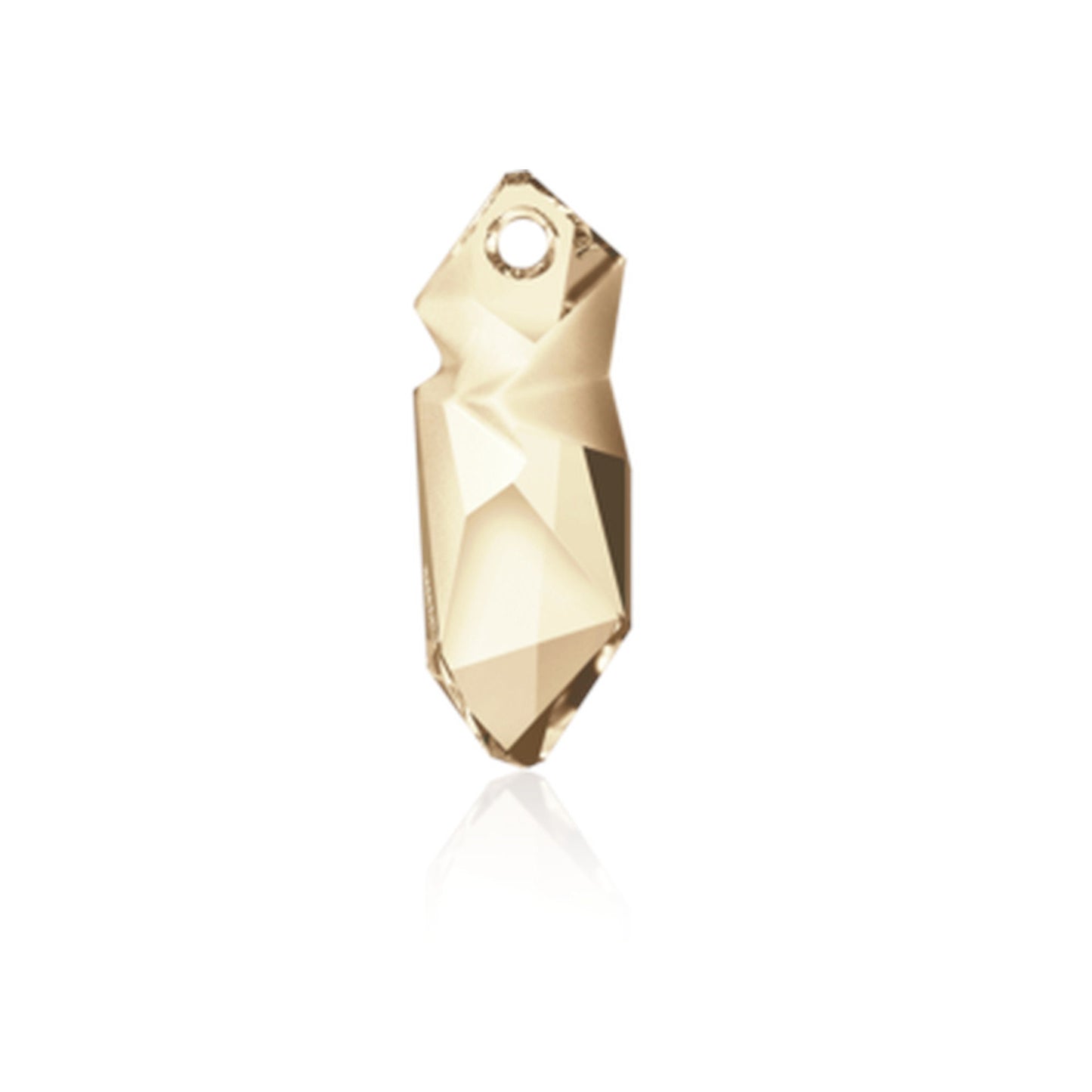 Kaputt pendant 6912 swarovski® 28mm crystal (001) golden shadow (gsha)