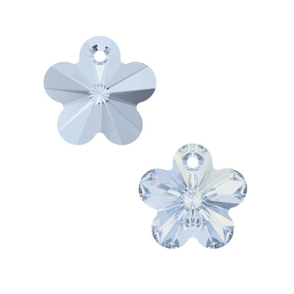 Flower pendant 6744 Swarovski® Crystal Blue Shade (001) (BLSH) 14mm