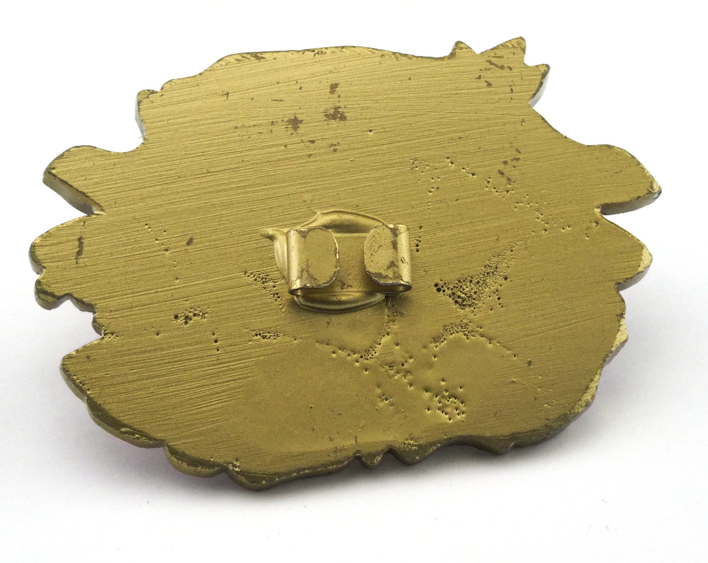 Flowers Belt Buckle, Vintage Resin Wall decor 98x77mm limited stock Made in Germany bjk070
