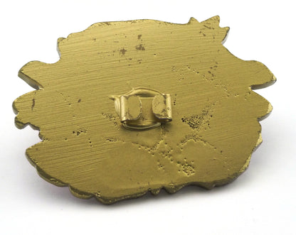 Flowers Belt Buckle, Vintage Resin Wall decor 98x77mm limited stock Made in Germany bjk070