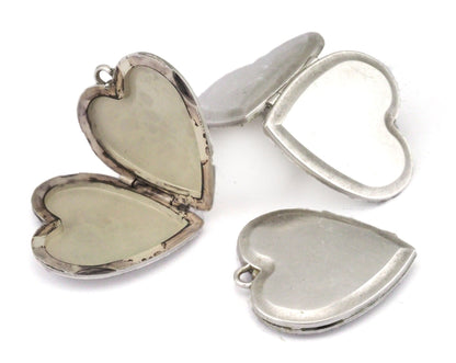 Heart Photo Frame 34mm Silver plated alloy locked 2413