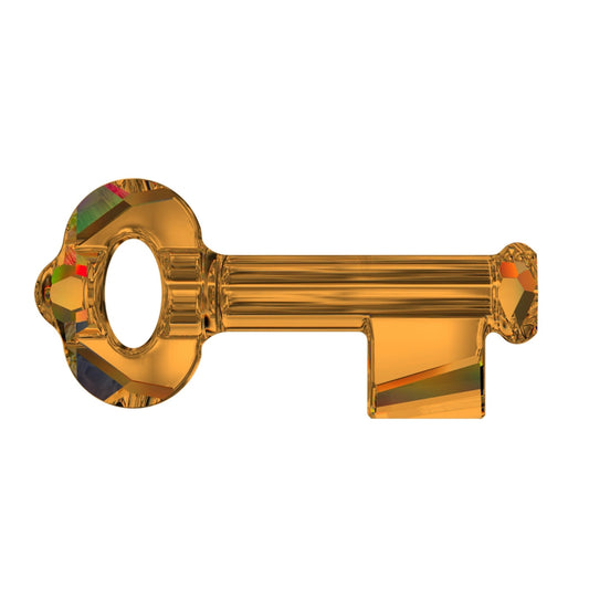 Key Pendant 6919 Swarovski® Crystal copper 50mm