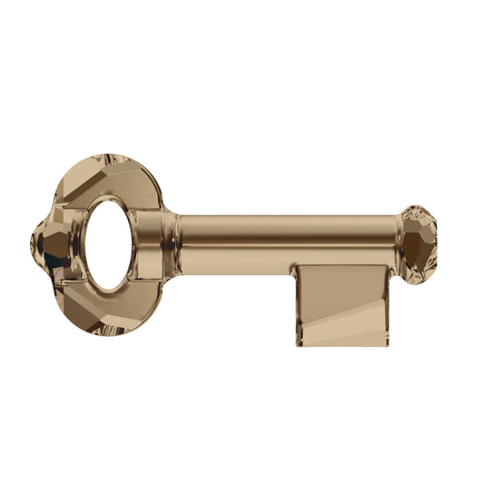 Key Pendant 6919 Swarovski® Crystal golden shadow 50mm