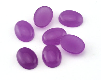 5 pcs. Purple Quartzite Round Cabochon 18x13mm A13