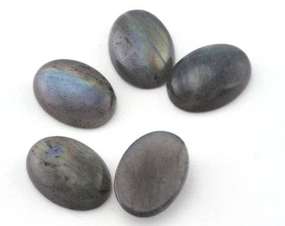 1 pc. Labradorite Oval Cabochon 10x14mm Gemstone no hole Cab94-1