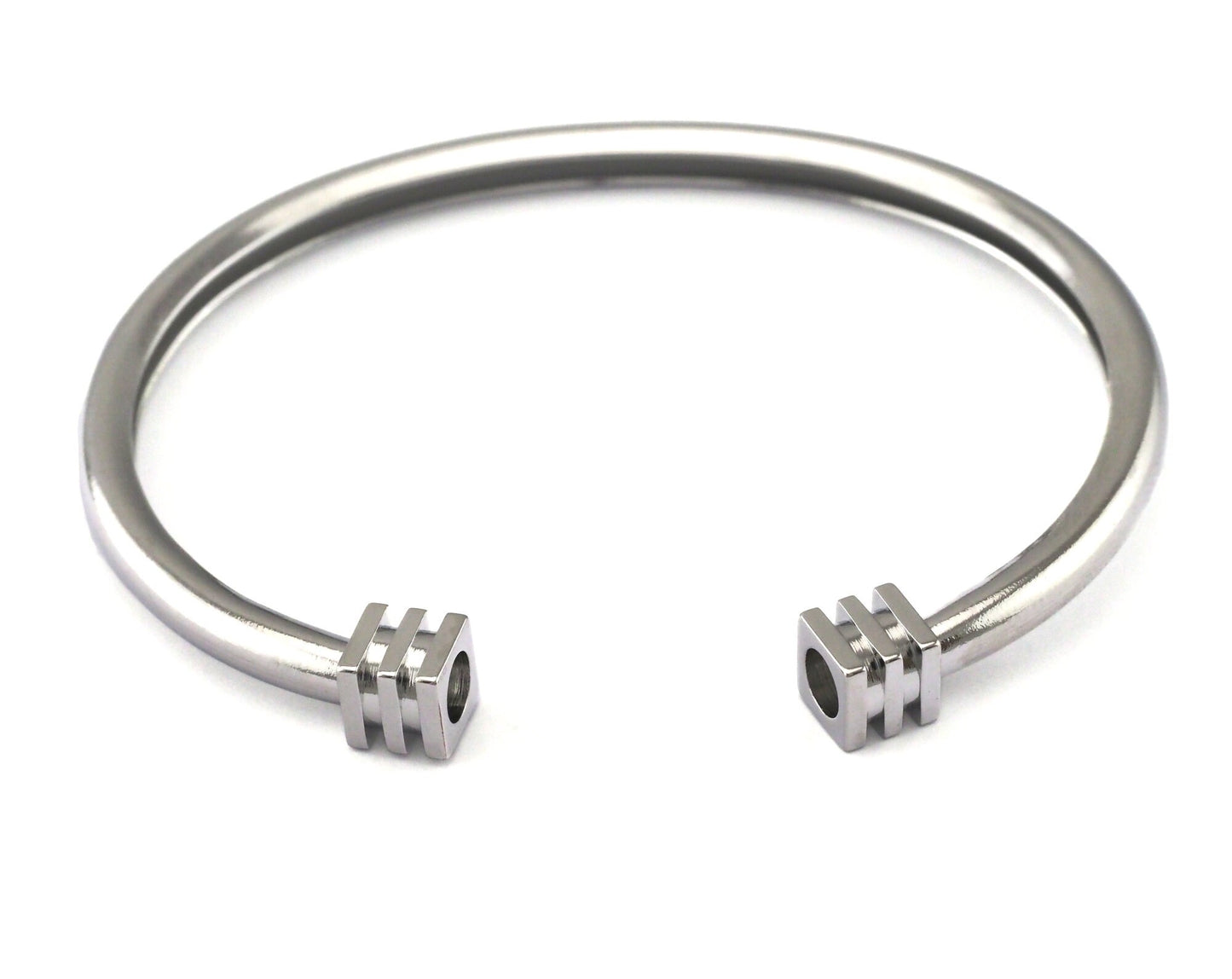 Cube Bracelet 68x53mm Silver plated brass findings charms 2459