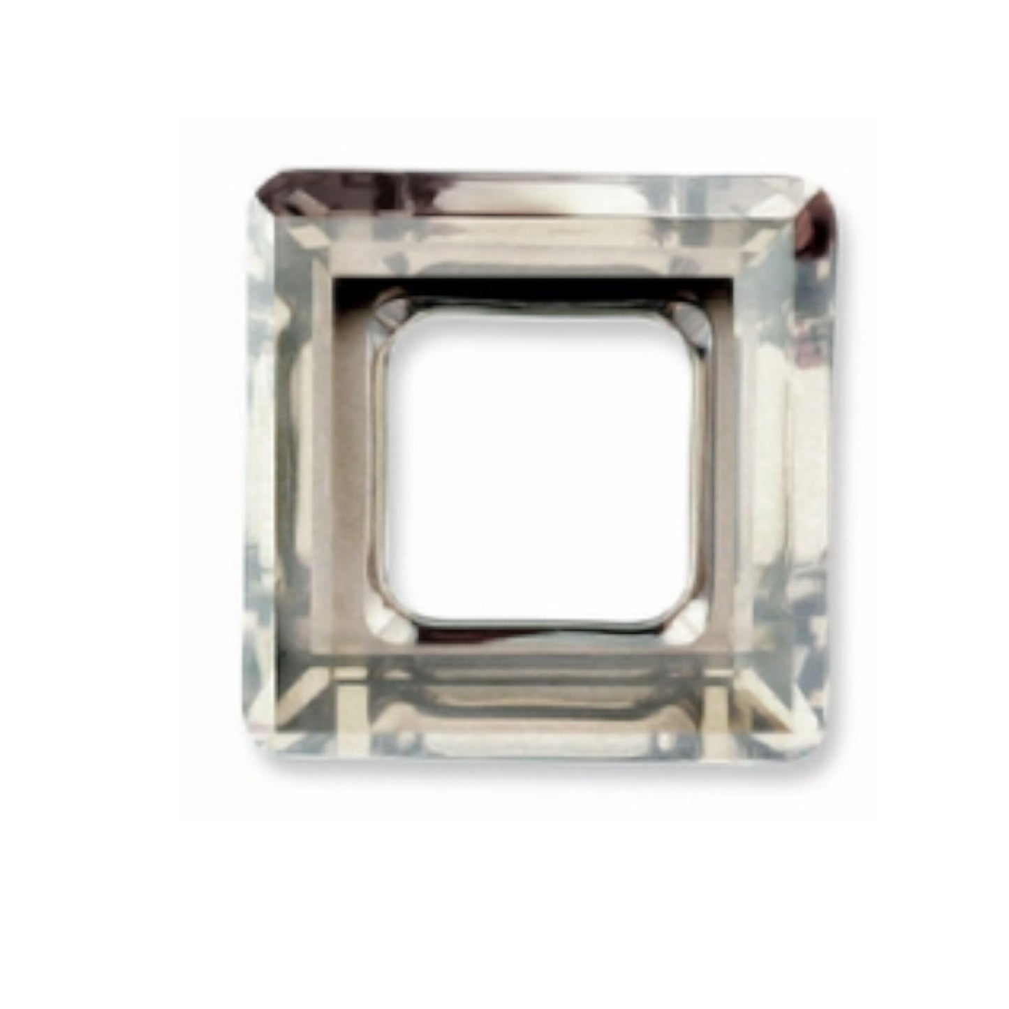 Square ring fancy stone 4439 Swarovski Square Ring Fancy Stone 14mm crystal silver shade cab17-14