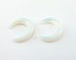 Opal glass crescent 30mm 7mm thickness 1586