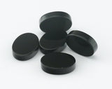 Natural Onyx 12x16mm (4mm thickness) oval coin cabochon cab22-08