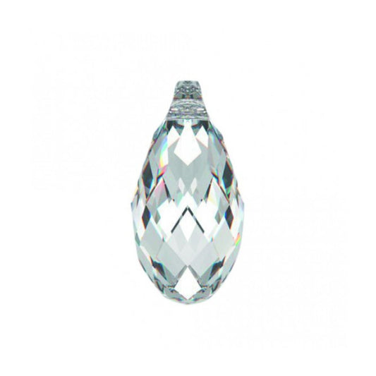 Briolette pendant 6010 Swarovski® pro.lav-chrys. blend (726) 13x6.5mm cab 178