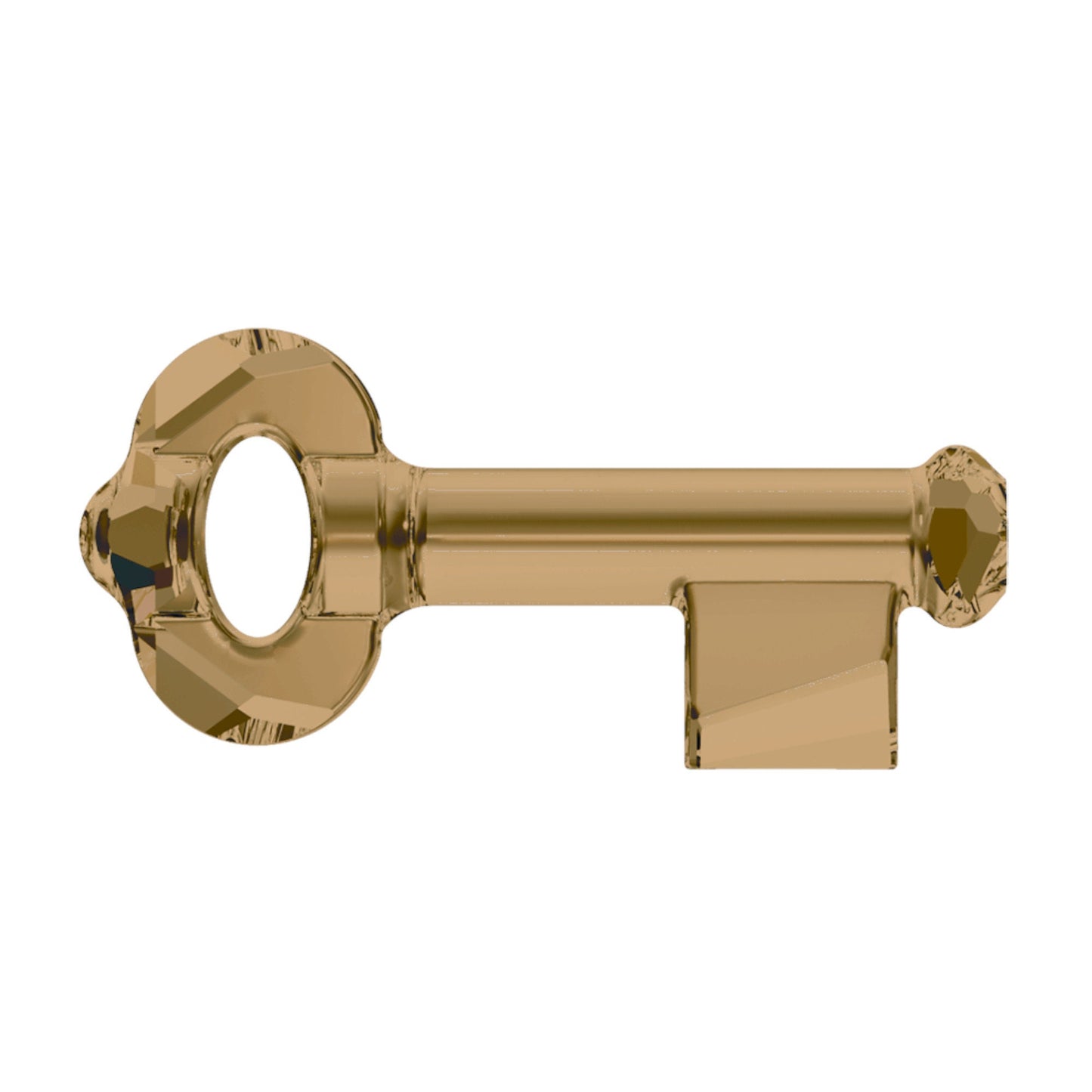 Key Pendant 6919 Swarovski® Crystal bronze shade 50mm