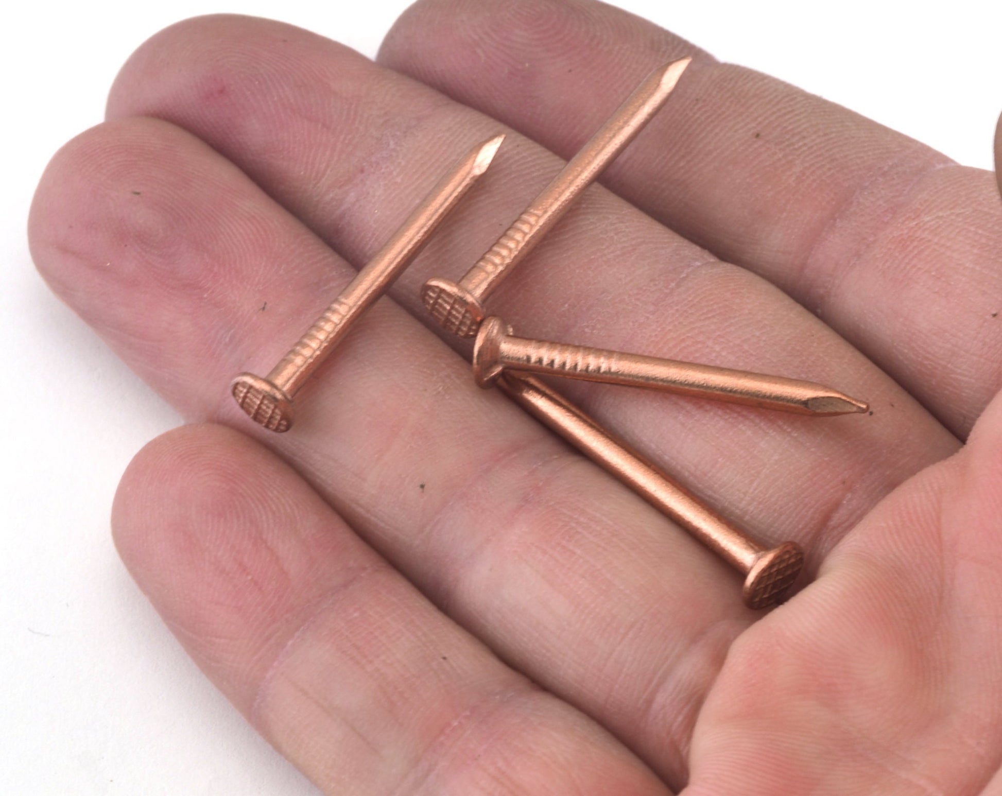 Escutcheon Pins 30mm (2.5mm thickness) Nails Raw Copper tacks brads String art OZ2521-150