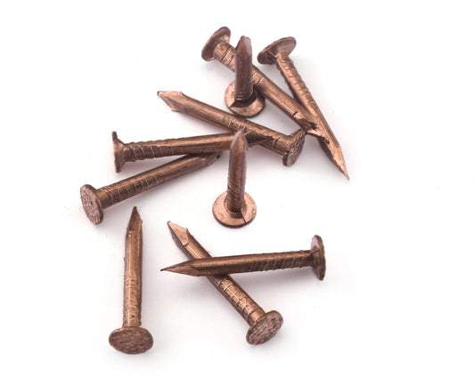 Escutcheon Pins 20mm (2.2mm thickness) Nails Raw Copper tacks brads String art OZ2521-80