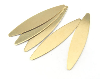 Marquise raw brass blanks 55x12mm charms, ,findings OZ2531-330