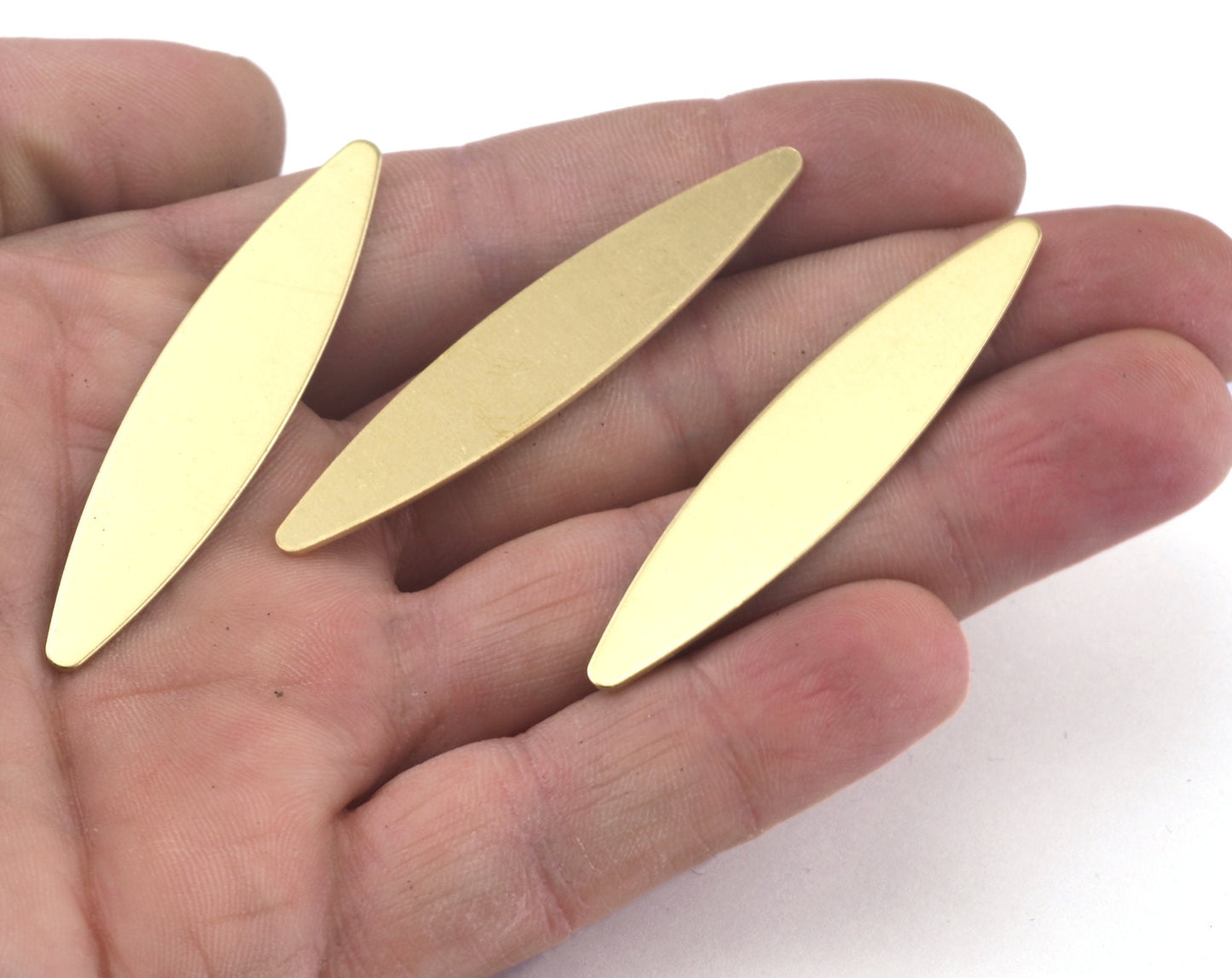 Marquise raw brass blanks 55x12mm charms, ,findings OZ2531-330